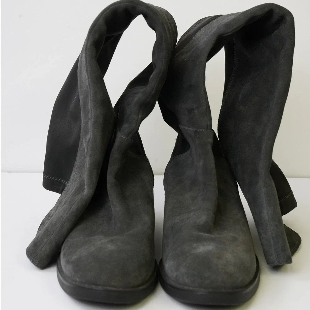 Blondo, Sierra Grey Suede Waterproof Tall Over the Knee‎ Boots 9.5M B5884-615